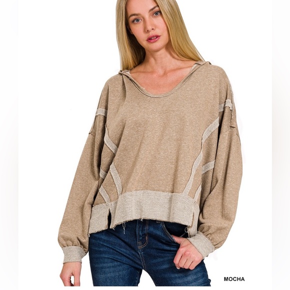 Zenana Outfitters Dark Green Hoodie - Picture 7 of 7